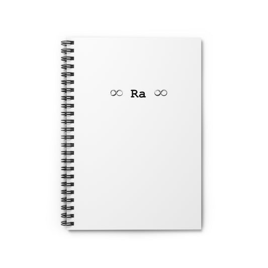 Ra Notebook - ruled line