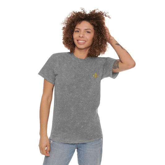 FLEUR DE LIS 100% cotton Mineral Wash T-Shirt